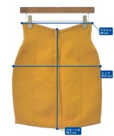 H BEAUTY&YOUTH（エイチビューティーアンドユース）ひざ丈スカート オレンジ サイズ:S レディース/2200646928494