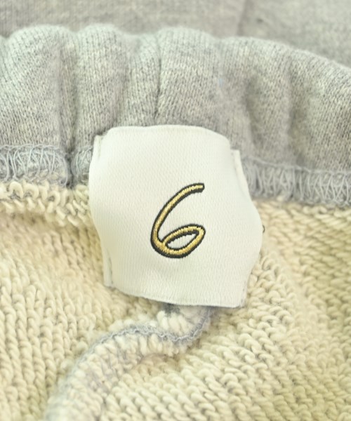 6(ROKU)（ロク）スウェットパンツ グレー サイズ:38(M位) レディース/2200655975038