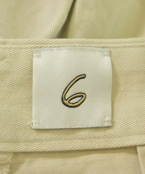 6(ROKU)（ロク）チノパン ベージュ サイズ:32(M位) レディース/2200649634019