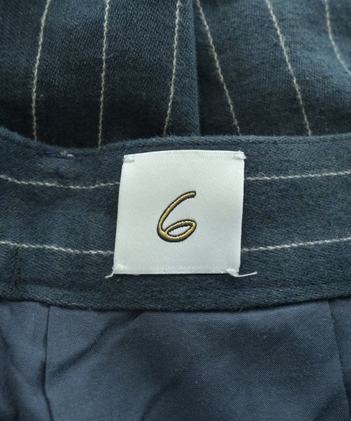 6(ROKU)（ロク）その他 紺 サイズ:34(XS位) レディース/2200649634033