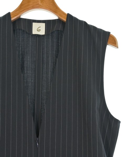 6(ROKU)（ロク）オールインワン/サロペット 黒 サイズ:36(S位) レディース/2200649634040