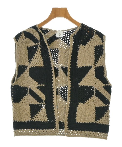 6(ROKU)(ロク)ベスト ベージュ サイズ:-(XL位)/2200649634057