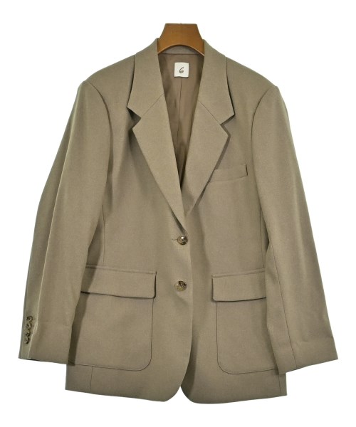 6(ROKU)(ロク)テーラードジャケット ベージュ サイズ:S/2200649634064