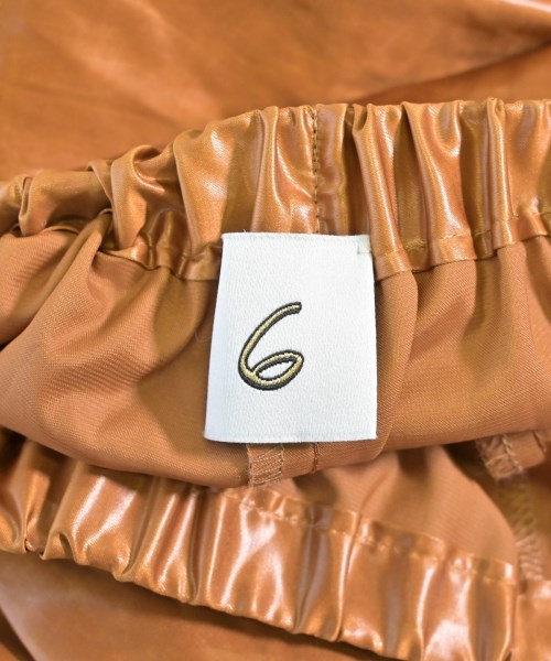 6(ROKU)（ロク）その他 オレンジ サイズ:38(M位) レディース/2200656557035