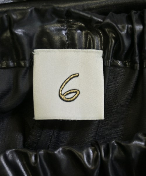 6(ROKU)（ロク）その他 黒 サイズ:36(S位) レディース/2200656679041