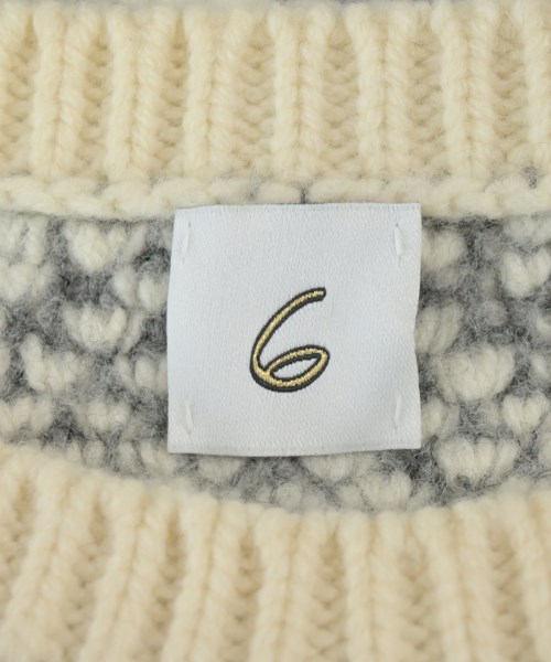 6(ROKU)（ロク）ベスト/ノースリーブ 白 サイズ:-(M位) レディース/2200652216028