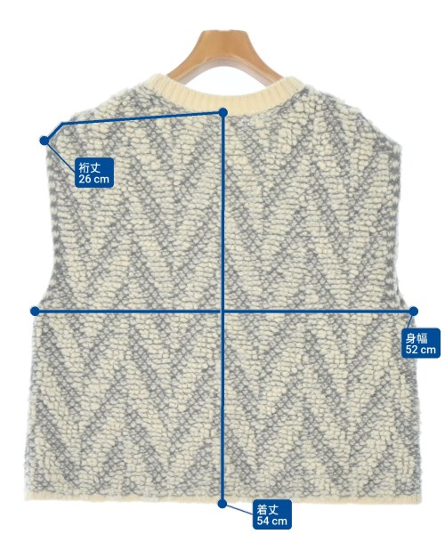 6(ROKU)（ロク）ベスト/ノースリーブ 白 サイズ:-(M位) レディース/2200652216028