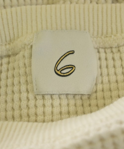 6(ROKU)（ロク）Tシャツ・カットソー ベージュ サイズ:F レディース/2200652650075