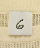 6(ROKU)（ロク）ニット・セーター 白 サイズ:F レディース/2200656815135