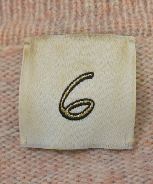 6(ROKU)（ロク）ニット・セーター ピンク サイズ:F レディース/2200656465019