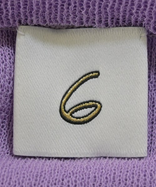 6(ROKU)（ロク）ニット・セーター 紫 サイズ:F レディース/2200649410217