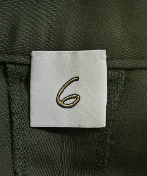 6(ROKU)（ロク）その他 カーキ サイズ:34(XS位) レディース/2200652893069