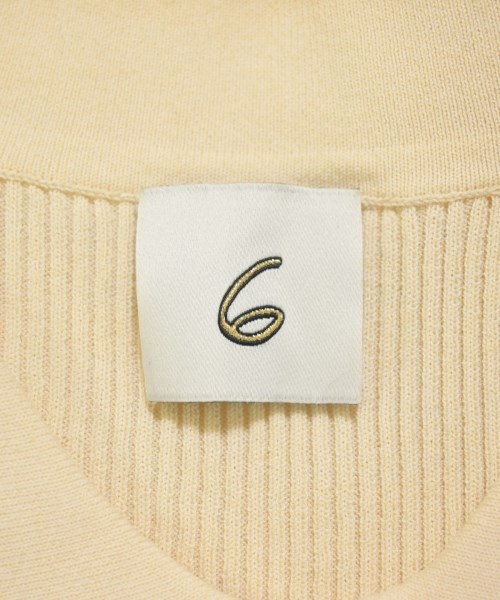 6(ROKU)（ロク）カーディガン ベージュ サイズ:-(M位) レディース/2200657888039