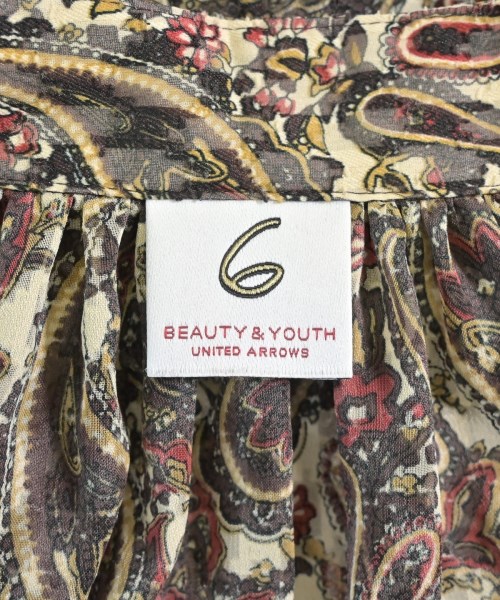 6(ROKU)（ロク）シャツワンピース 白 サイズ:36(S位) レディース/2200658158032