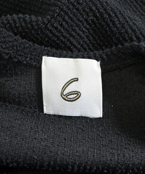 6(ROKU)（ロク）ワンピース 黒 サイズ:-(L位) レディース/2200655652243