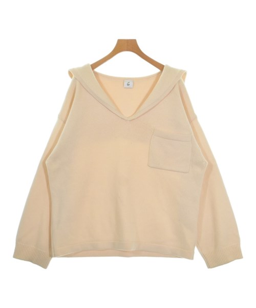 6(ROKU)(ロク)ニット・セーター 白 サイズ:F/2200658855047