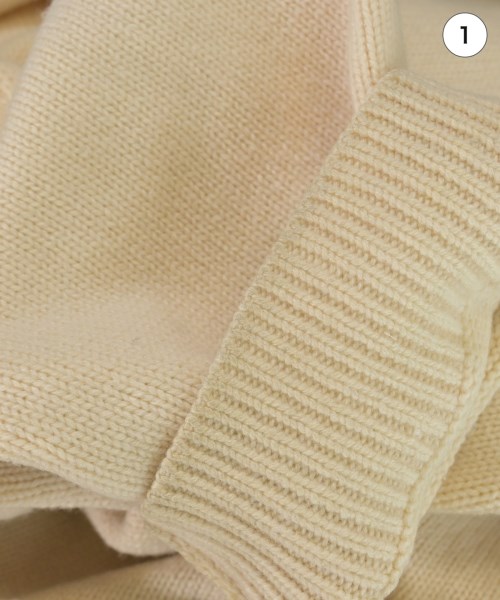 6(ROKU)（ロク）ニット・セーター 白 サイズ:F レディース/2200658855047