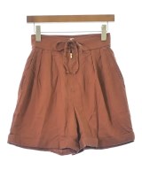 6(ROKU)（ロク）ショートパンツ 茶 サイズ:36(S位) レディース/2200659125026