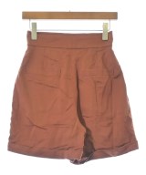 6(ROKU)（ロク）ショートパンツ 茶 サイズ:36(S位) レディース/2200659125026