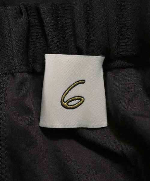 6(ROKU)（ロク）ロング・マキシ丈スカート 黒 サイズ:38(M位) レディース/2200655994091