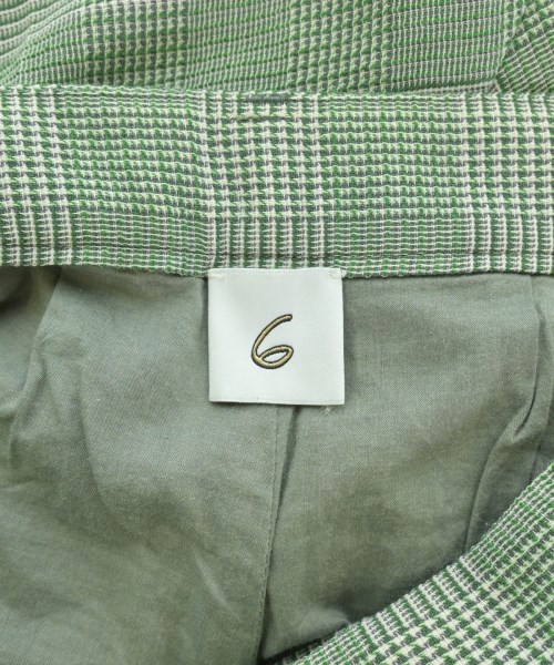 6(ROKU)（ロク）その他 緑 サイズ:34(XS位) レディース/2200649749010