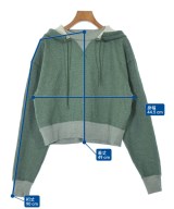 6(ROKU)（ロク）パーカー 緑 サイズ:F レディース/2200655925033