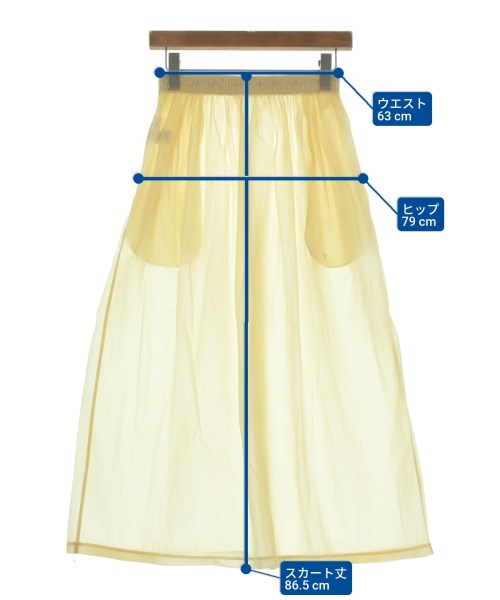 6(ROKU)（ロク）ロング・マキシ丈スカート ベージュ サイズ:36(S位) レディース/2200655925088