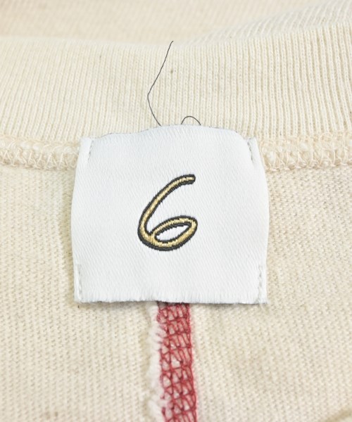 6(ROKU)（ロク）Tシャツ・カットソー 白 サイズ:F レディース/2200650401099