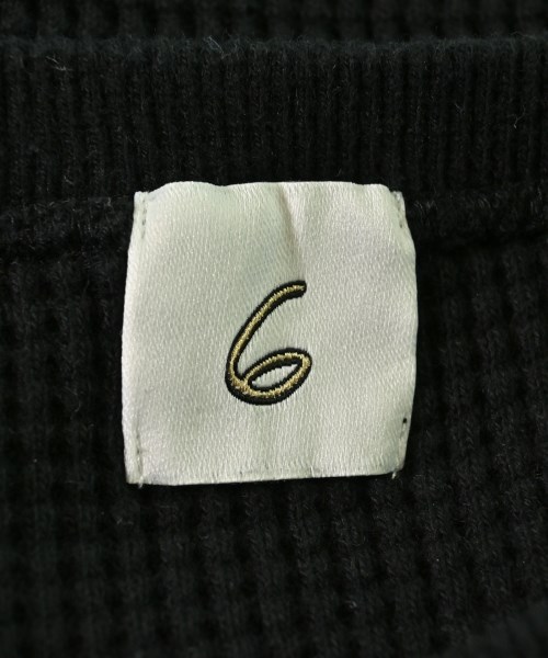 6(ROKU)（ロク）Tシャツ・カットソー 黒 サイズ:F レディース/2200650401136