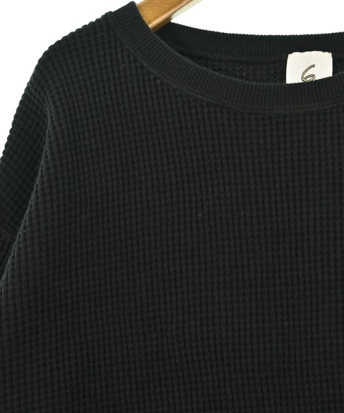 6(ROKU)（ロク）Tシャツ・カットソー 黒 サイズ:F レディース/2200650401136