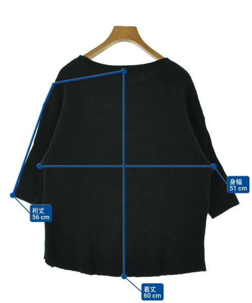 6(ROKU)（ロク）Tシャツ・カットソー 黒 サイズ:F レディース/2200650401136