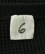 6(ROKU)（ロク）Tシャツ・カットソー 黒 サイズ:F レディース/2200650401136
