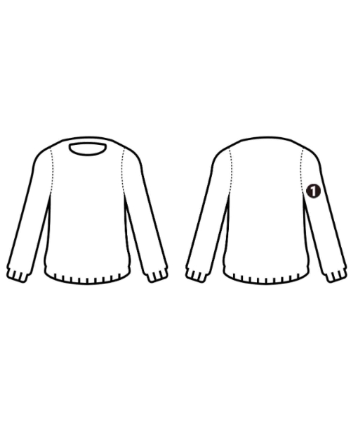 6(ROKU)（ロク）ニット・セーター グレー サイズ:36(S位) レディース/2200650401167