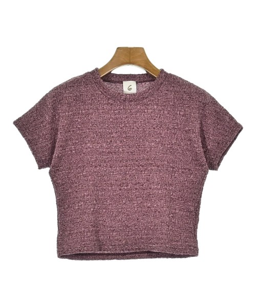 6(ROKU)(ロク)Tシャツ・カットソー 紫 サイズ:-(XS位)/2200659181428