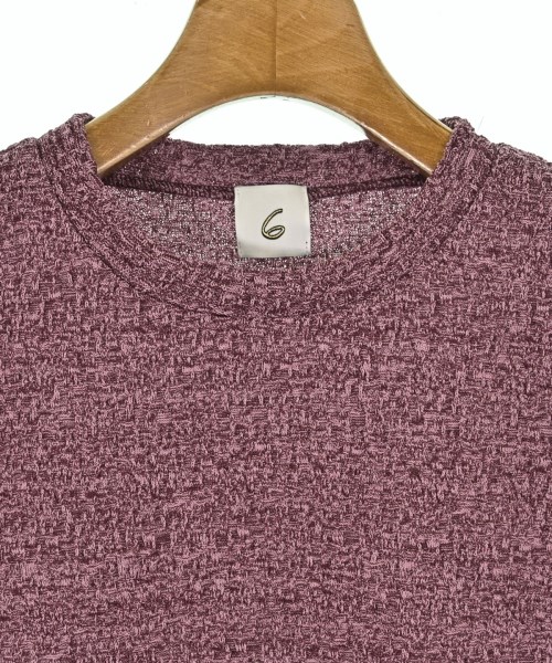 6(ROKU)（ロク）Tシャツ・カットソー 紫 サイズ:-(XS位) レディース/2200659181428