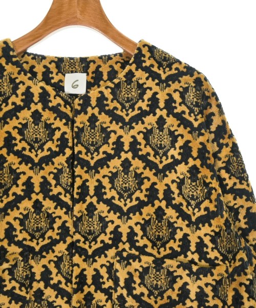 6(ROKU)（ロク）カジュアルジャケット 茶 サイズ:38(M位) レディース/2200660344027