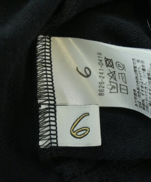 6(ROKU)（ロク）ワンピース 黒 サイズ:-(M位) レディース/2200655372035