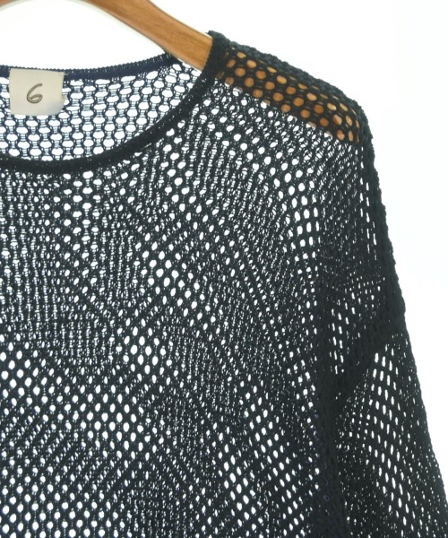 6(ROKU)（ロク）ニット・セーター 黒 サイズ:F レディース/2200661362020