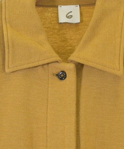 6(ROKU)（ロク）オールインワン/サロペット 黄 サイズ:36(S位) レディース/2200661750070