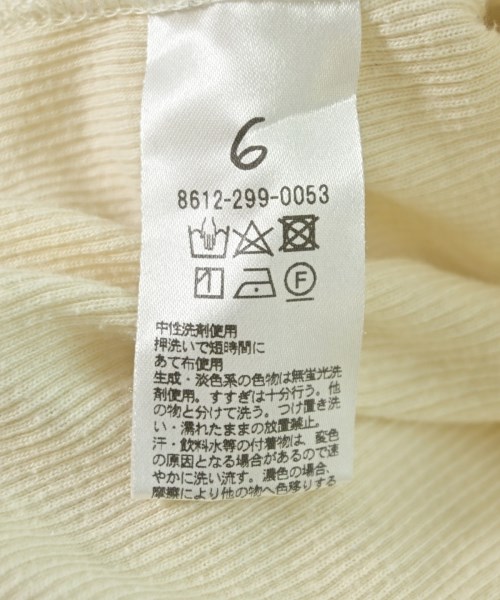 6(ROKU)（ロク）Tシャツ・カットソー 白 サイズ:F レディース/2200711361058