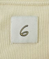 6(ROKU)（ロク）Tシャツ・カットソー 白 サイズ:F レディース/2200711361058