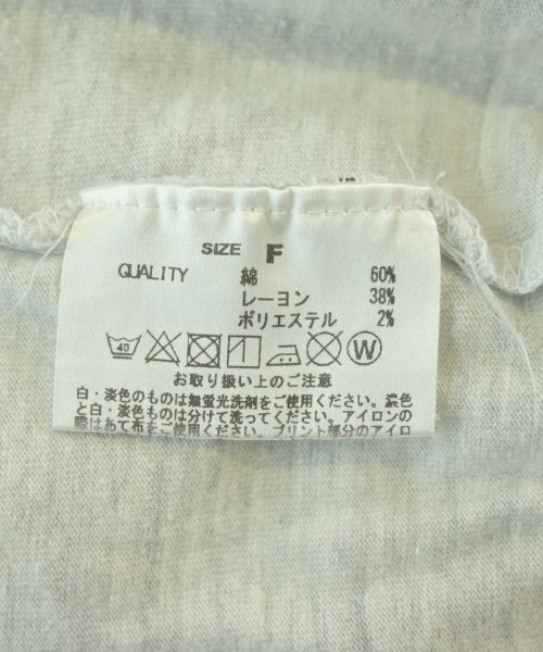 6(ROKU)（ロク）Tシャツ・カットソー グレー サイズ:F メンズ/2200714676029