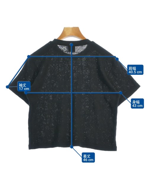 6(ROKU)（ロク）Tシャツ・カットソー 黒 サイズ:F レディース/2200713723069