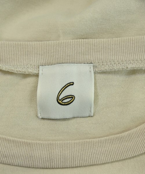 6(ROKU)（ロク）Tシャツ・カットソー 白 サイズ:F レディース/2200716907053