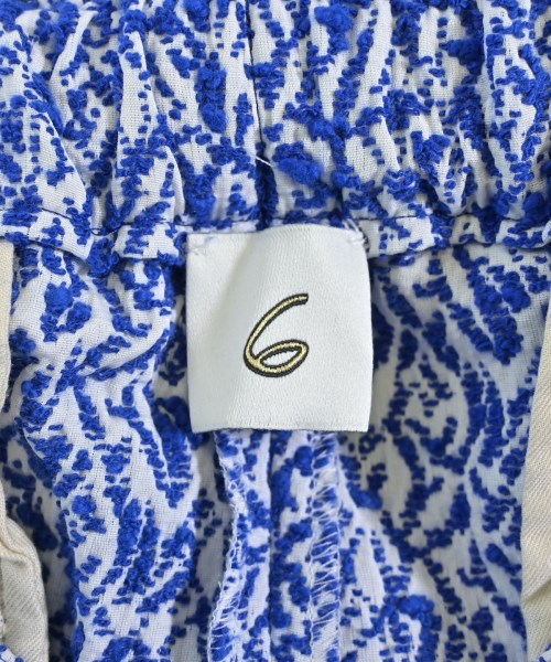 6(ROKU)（ロク）その他 青 サイズ:36(S位) レディース/2200634153020