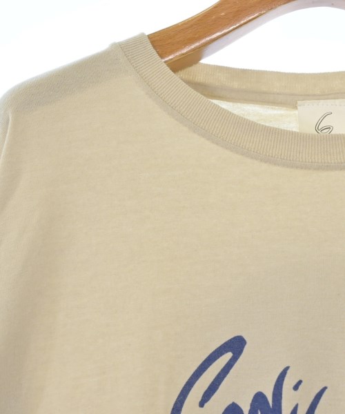 6(ROKU)（ロク）Tシャツ・カットソー ベージュ サイズ:L レディース/2200634153037