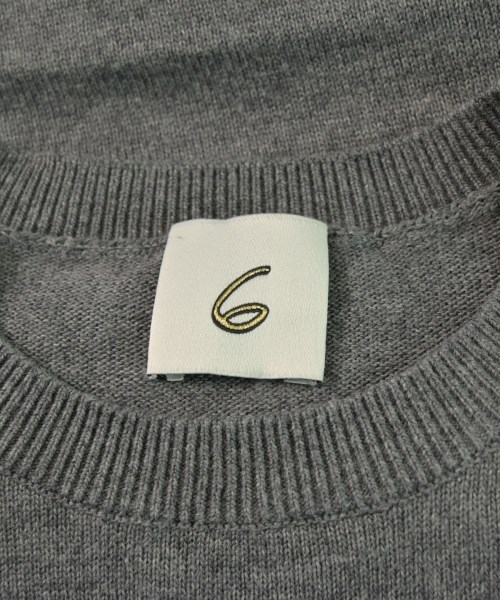 6(ROKU)（ロク）ニット・セーター グレー サイズ:F レディース/2200634153068