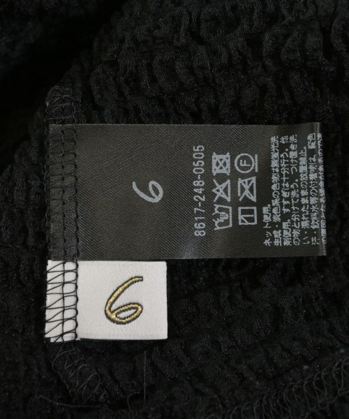 6(ROKU)（ロク）ブラウス 黒 サイズ:-(L位) レディース/2200634153075