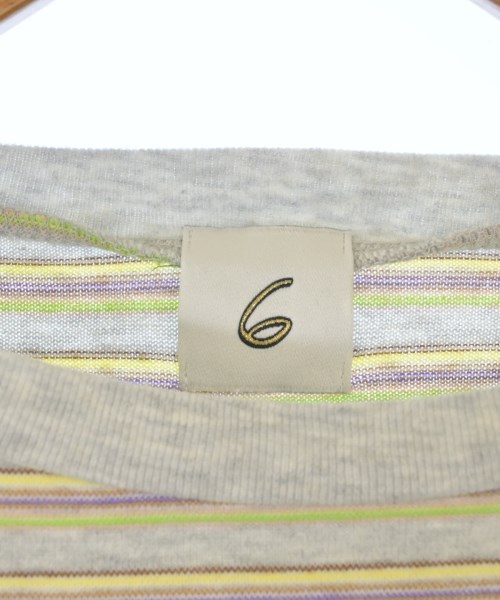 6(ROKU)（ロク）Tシャツ・カットソー グレー サイズ:-(M位) レディース/2200634153099