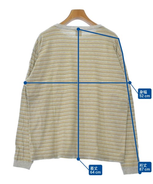 6(ROKU)（ロク）Tシャツ・カットソー グレー サイズ:-(M位) レディース/2200634153099